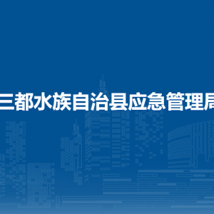 三都县应急管理局各部门职责及联系电话