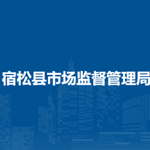 宿松县市场监督管理局各部门负责人及联系电话