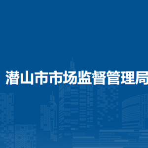 潜山市市场监督管理局各监管所办公地址及联系电话