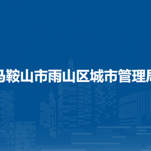 马鞍山市雨山区城市管理局办公室