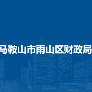 马鞍山市雨山区国库集中支付中心