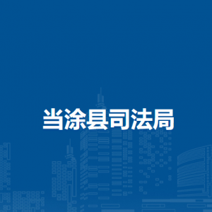 当涂县司法局人民参与和促进法治股
