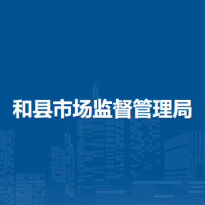 和县市场监督管理局质量商标管理股