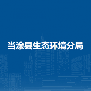 当涂县生态环境分局行政审批股