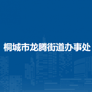 桐城市龙腾街道办事处各职能部门地址工作时间和联系电话