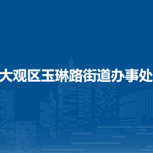 安庆市大观区玉琳路街道基层站所负责人及联系电话