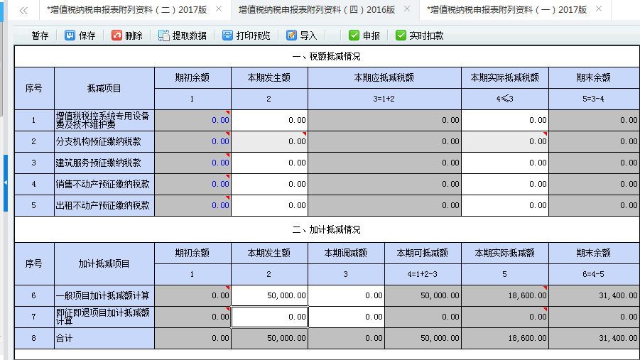 一般纳税人的销项税额小于进项税额