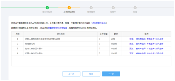 上报附件资料