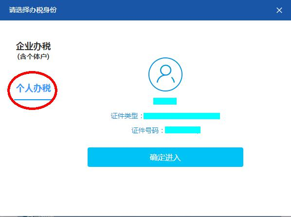 选择个人办税身份