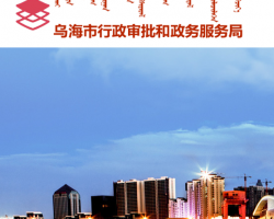 乌海市行政审批和政务服务