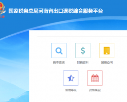 河南省出口退税综合服务平台登录入口默认相册