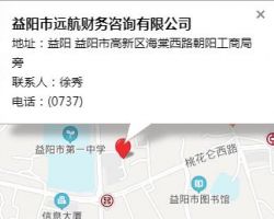 益阳市远航财务咨询有限公司