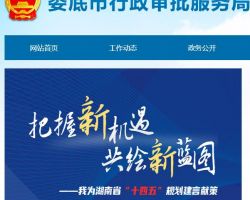 娄底市行政审批服务局