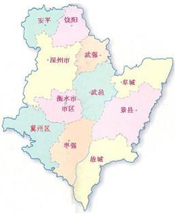 衡水县市图图片