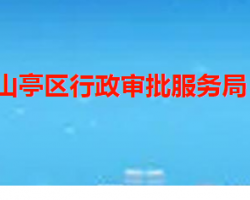 枣庄市山亭区行政审批服务局"