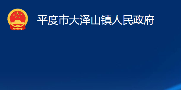 平度市大泽山镇人民政府