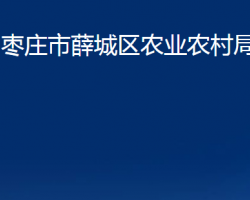 枣庄市薛城区农业农村局