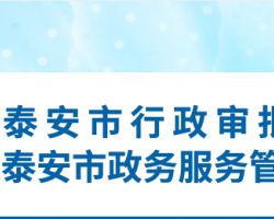 泰安市行政审批服务局