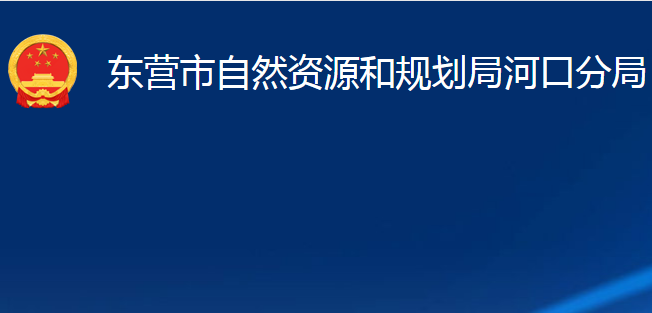 东营市自然资源和规划局河口分局