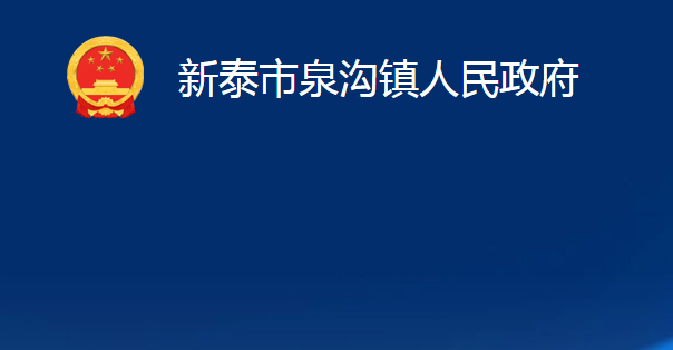 新泰市泉沟镇人民政府