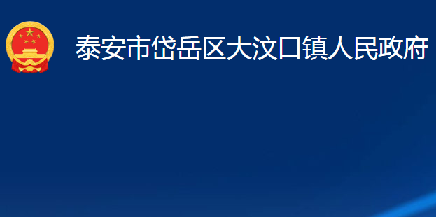 泰安市岱岳区大汶口镇人民政府