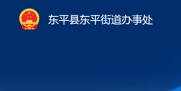 东平县东平街道办事处