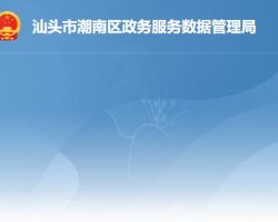汕头市潮南区政务服务数据
