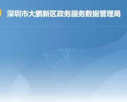 深圳市大鹏新区政务服务数据管理局