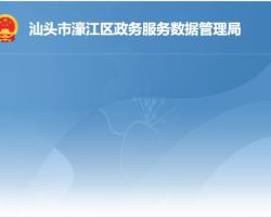 汕头市濠江区政务服务数据