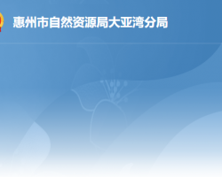 惠州市自然资源局大亚湾分局