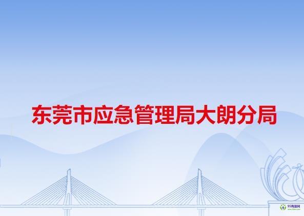 东莞市应急管理局大朗分局
