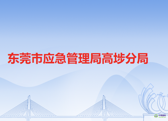 东莞市应急管理局高埗分局