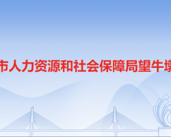 东莞市人力资源和社会保障局望牛墩分局"