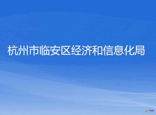 杭州市临安区经济和信息化局
