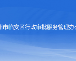 杭州市临安区行政审批服务