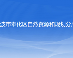 宁波市奉化区自然资源和规划分局