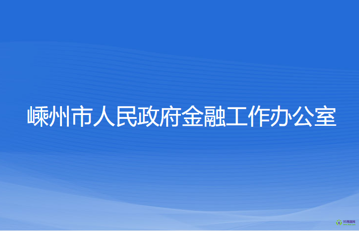 嵊州市人民政府金融工作办公室