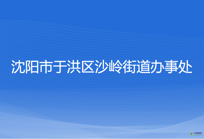 沈阳市于洪区沙岭街道办事处