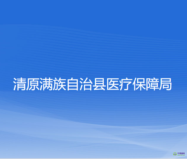 清原满族自治县医疗保障局