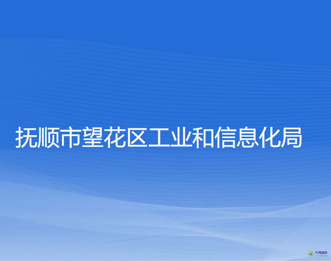 抚顺市望花区工业和信息化局