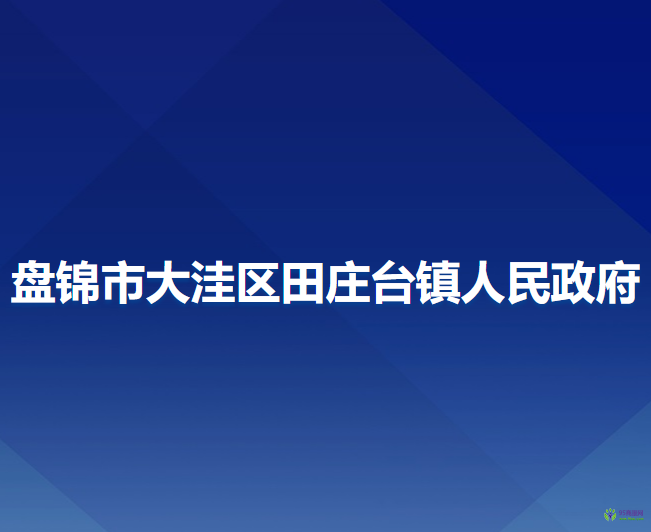 盘锦市大洼区田庄台镇人民政府