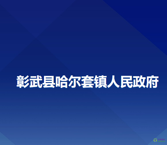 彰武县哈尔套镇人民政府