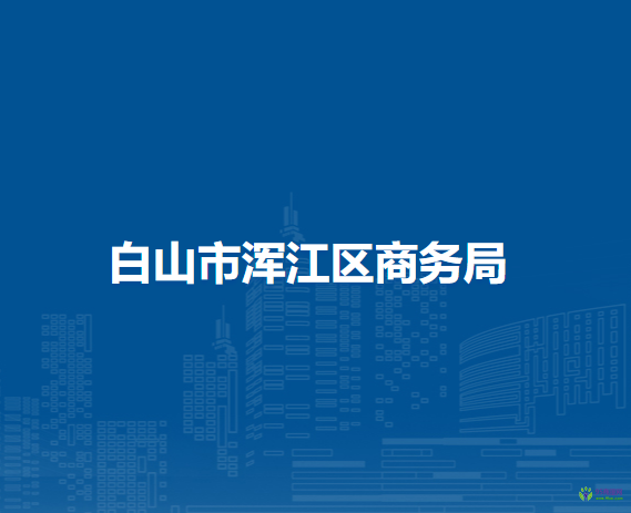 白山市浑江区商务局