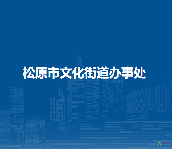 松原市宁江区文化街道办事处