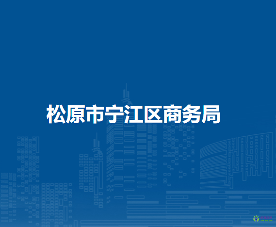 松原市宁江区商务局