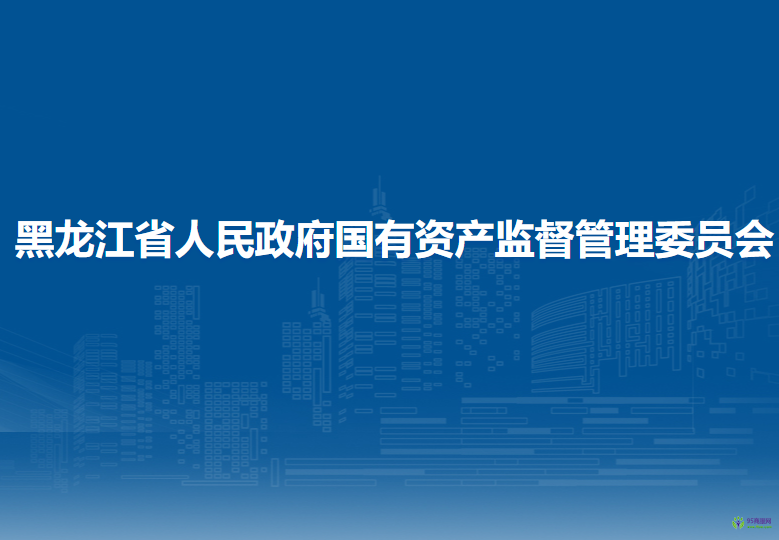 黑龙江省人民政府国有资产监督管理委员会