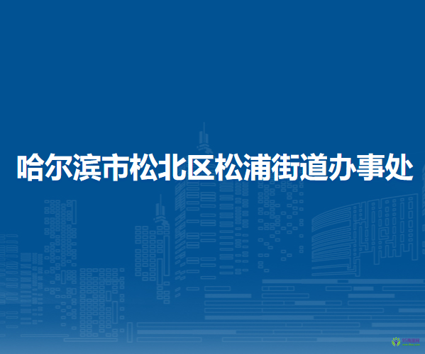 哈尔滨市松北区松浦街道办事处