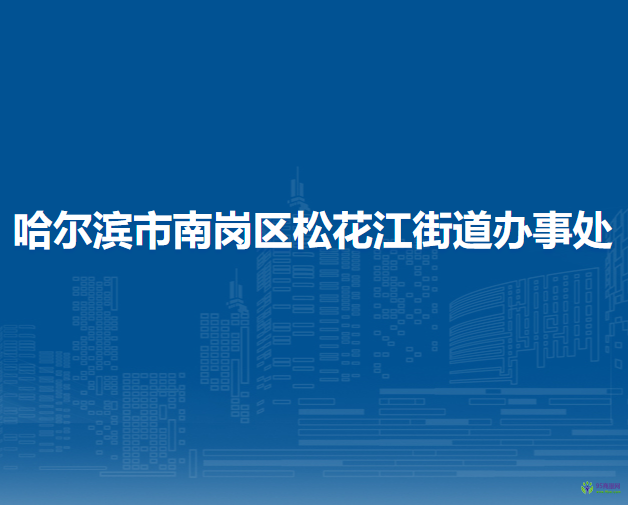 哈尔滨市南岗区松花江街道办事处