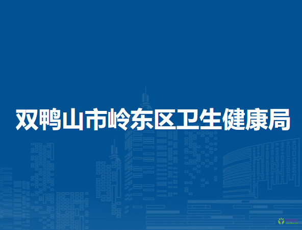 双鸭山市岭东区卫生健康局