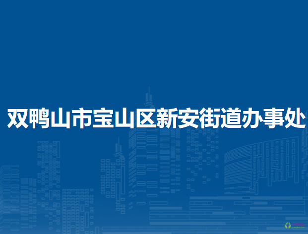 双鸭山市宝山区新安街道办事处